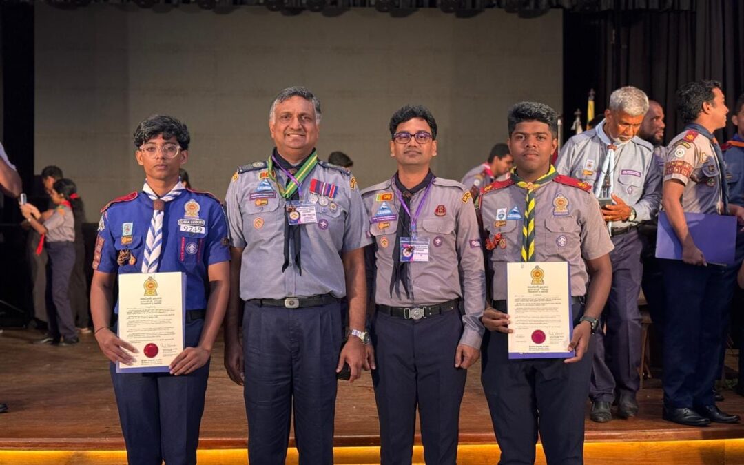 Uthayakumar Athikesh Honored with President’s Scout Award in Galle